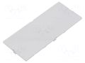 Front panel; light grey; 1597 HAMMOND HM-1597D6MPHR