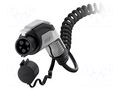 Cable: eMobility; 1x0.5mm2,3x6mm2; 250V; 8kW; IP44; wires,Type 1 PHOENIX CONTACT 1627344