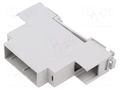 Enclosure: for DIN rail mounting; Y: 90mm; X: 18mm; Z: 58mm; PPO HAMMOND HM-1597DIN1MH53