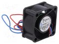 Fan: DC; axial; 12VDC; 40x40x10mm; 8m3/h; 22.1dBA; slide; 5400rpm EBM-PAPST 412F