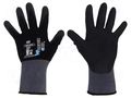 Protective gloves; Size: 8,M; black; nitryl,polyamide; Oil WONDER GRIP WG-510-M/08
