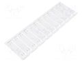 Label; 7÷40mm; polyamide 66; white; -40÷100°C; cable ties; UL94V-2 WEIDMÜLLER WM-1860120000
