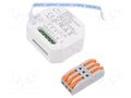 Relay; flush mount; 90÷250VAC; IP20; -10÷40°C; Ch: 3; WIFI MOES MS-104C