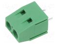 Connector: PCB terminal block; terminal; VI; 16A; 300V; PIN: 2; 1x2 AMPHENOL ANYTEK VI0201550000G