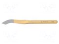 Grooving chisels; Tipwidth: 6mm; L: 150mm; Plating: varnish RENNSTEIG REN.3920061