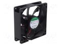 Fan: DC; axial; 24VDC; 92x92x25mm; 126.75m3/h; 47dBA; ball; IP68 SUNON GE92252B1-AE9