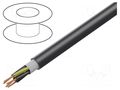 Wire: mains; ÖLFLEX® CHAIN 896 P; 5G6mm2; PUR; black; stranded; Cu LAPP OL896P-1023249