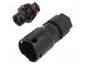 Connector: AC supply; screw terminal; male; 50A; 500V; ways: 3 CONNFLY DS1162-03-3MC6B10