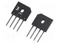 Bridge rectifier: single-phase; Urmax: 800V; If: 4A; Ifsm: 135A DIOTEC SEMICONDUCTOR GBU4K-T-DIO
