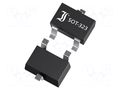 Transistor: PNP; bipolar; 45V; 0.5A; 0.2W; SOT323 YANGJIE TECHNOLOGY BC807-40W-YAN