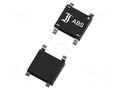 Bridge rectifier: single-phase; 200V; If: 1A; Ifsm: 25A; ABS; SMT DIOTEC SEMICONDUCTOR ABS2-DIO