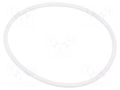 O-ring gasket; silicone; Thk: 3mm; Øint: 70mm; white; -60÷160°C ORING USZCZELNIENIA TECHNICZNE O-70X3-SI-WH