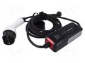 Charger: eMobility; 2x0.5mm2,3x2.5mm2; 230V; 3.7kW; IP55; 5m; 16A DIGITUS DK-1P16-A-050-BL