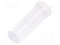 Fiber for LED; Ø3mm; L: 7.9mm; round; Front: convex; straight; PLP2 BIVAR PLP2-313