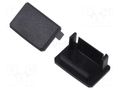 Cap for LED profiles; black KLUŚ K-C24236C07