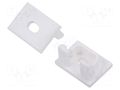 Cap for LED profiles; white; PDS-4-PLUS; with hole KLUŚ K-C24337C10TW