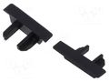 Cap for LED profiles; black KLUŚ K-C24346C07