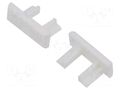 Cap for LED profiles; white KLUŚ K-C24392C10