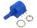 Potentiometer: shaft; multiturn; 50kΩ; 2W; ±5%; 6.35mm; linear SR PASSIVES POT2218P-50K