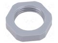 Nut; NPT1/2"; polyamide; dark grey; Thread: inch,NPT; with flange LAPP LP-53019311