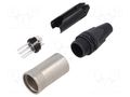 Connector: XLR; plug; male; XX; 7.5A; PIN: 6; straight; for cable NEUTRIK NTR-NC6MXX
