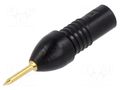 Measuring tip; black; oscilloscope probe; 1A CAL TEST CT2711A-0