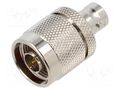 Adapter; 33.9mm; BNC socket,N plug; 50Ω; 4GHz CAL TEST CT2762