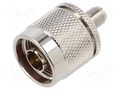 Adapter; N plug,SMA socket; 50Ω; 11GHz CAL TEST CT3391
