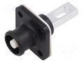 Connector: DC supply; SurLok Plus; male; 5.7mm; PIN: 1; screw; black AMPHENOL SLPRABPSB