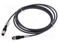 Cable: for sensors/automation; PIN: 5; 3m; 4A; PUR WEIDMÜLLER 1057850300