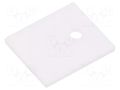 Heat transfer pad: aluminum; TO218,TOP3; Thk: 1.6mm; 25W/mK; 10kV ALUTRONIC AO472