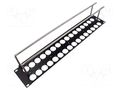 Mounting adapter; patch panel; screw; 19x24mm; Thread: M3; rack CLIFF CP30156