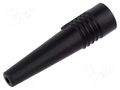 Strain relief; black; Application: BNC plug; Øin: 2.6mm; L: 48mm RADIALL R280-566-000