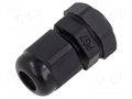 Cable gland; PG7; IP68; polyamide; black PAWBOL PW-D.3070C