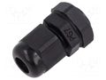 Cable gland; PG7; IP68; polyamide; black PAWBOL PW-D.3070C