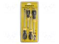 Kit: screwdrivers; Phillips,slot; 4pcs. STANLEY STL-STHT16169-0