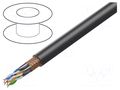 Wire; ETHERLINE® LAN 1000,S/FTP; 4x2x23AWG; 7; wire; Cu; black LAPP ETH-LAN-2170977