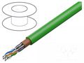 Wire; ETHERLINE® TORSION,S/FTP; 4x2x24AWG; 6a; stranded; Cu; PVC LAPP ETH-TOR-2170482