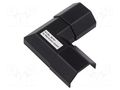 Angle connector; black; W: 33mm; H: 18mm Goobay GOOBAY-90781