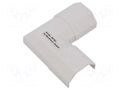 Angle connector; white; W: 33mm; H: 18mm GOOBAY GOOBAY-90782