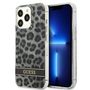 Guess GUHCP13LHSLEOK iPhone 13 Pro / 13 6.1&quot; grey/grey hardcase Leopard, Guess 3666339047467 3666339047467
