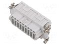 Connector: HDC; contact insert; female; JDS; PIN: 27; 10A; 600V ILME JDSF27