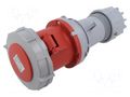 Connector: AC supply; plug; female; 63A; 400V; IEC 60309; IP67; red TAIZHOU BAOLUDA ELECTRIC QX-1121