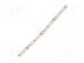 LED tape; white warm; 2835; LED/m: 120; 8mm; IP33; 120°; 9.6W/m POS HQS-96120WW-24-5M