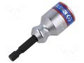 Socket; for threaded rods,socket spanner; 5mm; 1/4" (E6,3mm) KING TONY KT-75A105M