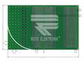 Board: universal; double sided,prototyping; W: 100mm; L: 160mm ROTH ELEKTRONIK GMBH RE650-LF