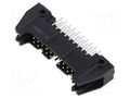 Connector: IDC; socket; male; PIN: 20; 3000; straight; 5A; THT; 2.54mm 3M N3428-6002RB