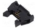 Connector: IDC; socket; male; PIN: 10; 3000; straight; 5A; THT; 2.54mm 3M N3793-6202RB
