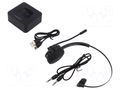 Wireless headphones with microphone; black; USB C socket; mono GEMBIRD BTHS-M-01