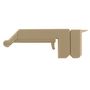 Terminal cover, Polyamide 66, beige, Height: 110.25 mm, Width: 41 mm, Depth: 34.5 mm Weidmuller 1064660000 04008190100797